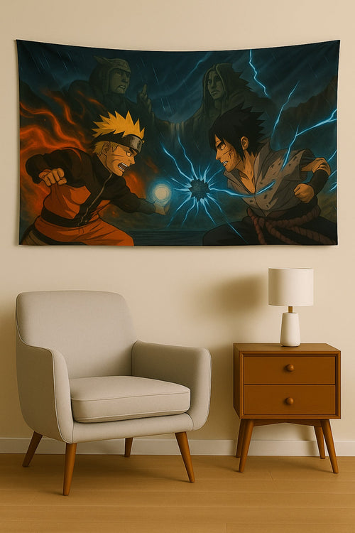 Naruto Temalı Duvar Örtüsü Ev Dekorasyon Duvar Halısı Örtüsü