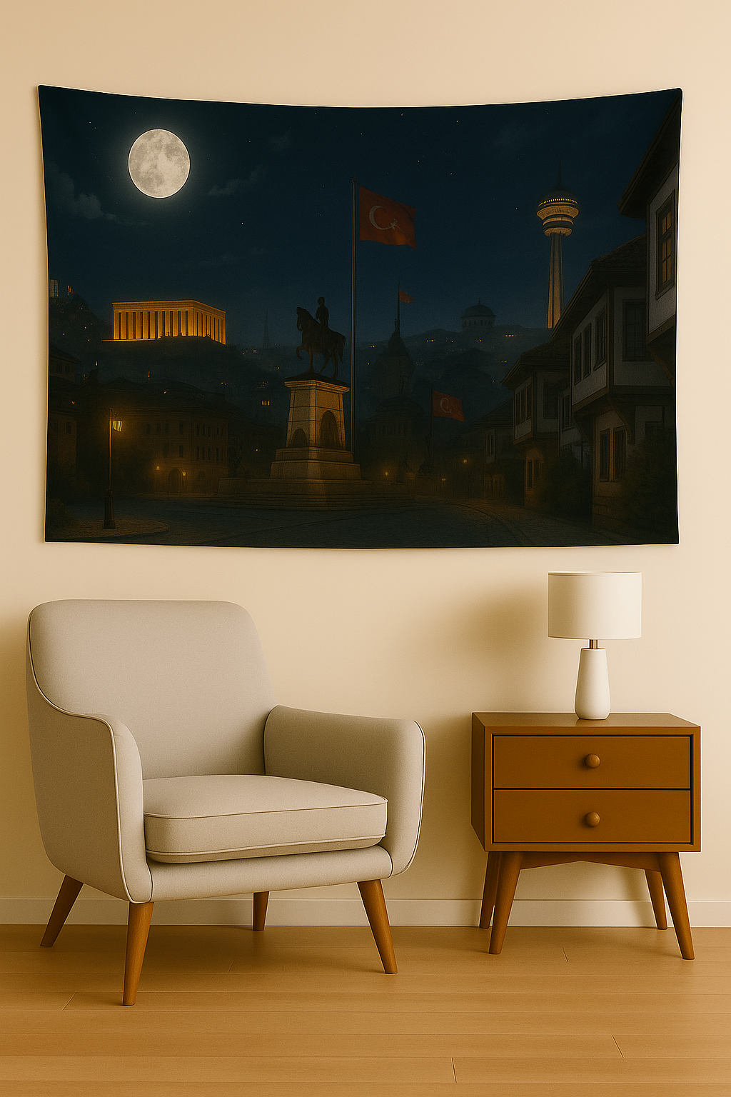 Temalı Duvar Örtüsü Ev Dekorasyon Duvar Halısı Tapestry