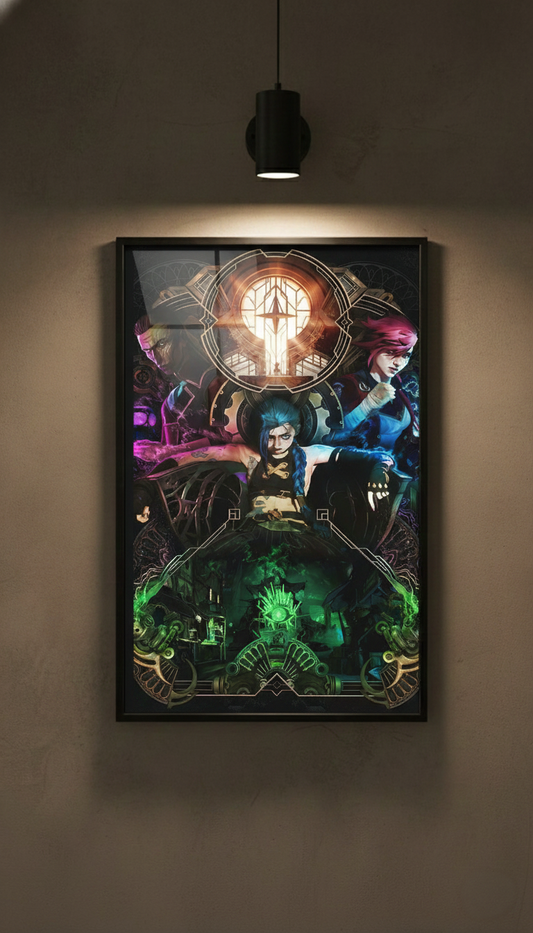 "ARCANE " Baskılı Metal Poster, Hediyelik Metal Tablo 30x40 cm